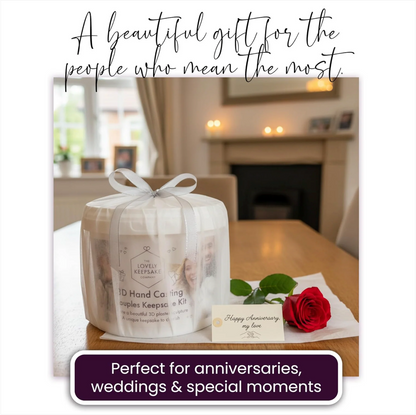 3D Hand Casting Couples Keepsake Kit