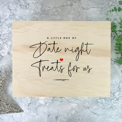 Personalised Couples Date Night Treat Box - 5 Sizes