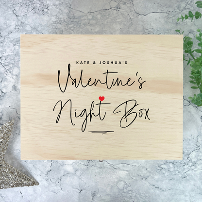 Personalised Couples Date Night Treat Box - 5 Sizes