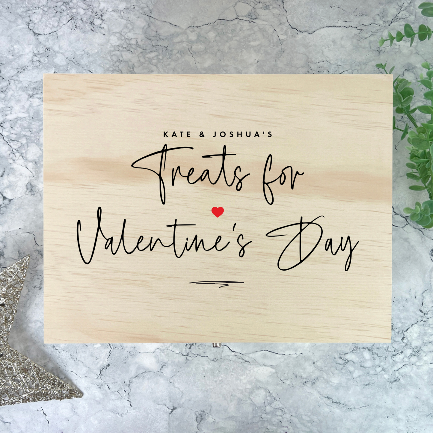 Personalised Couples Date Night Treat Box - 5 Sizes