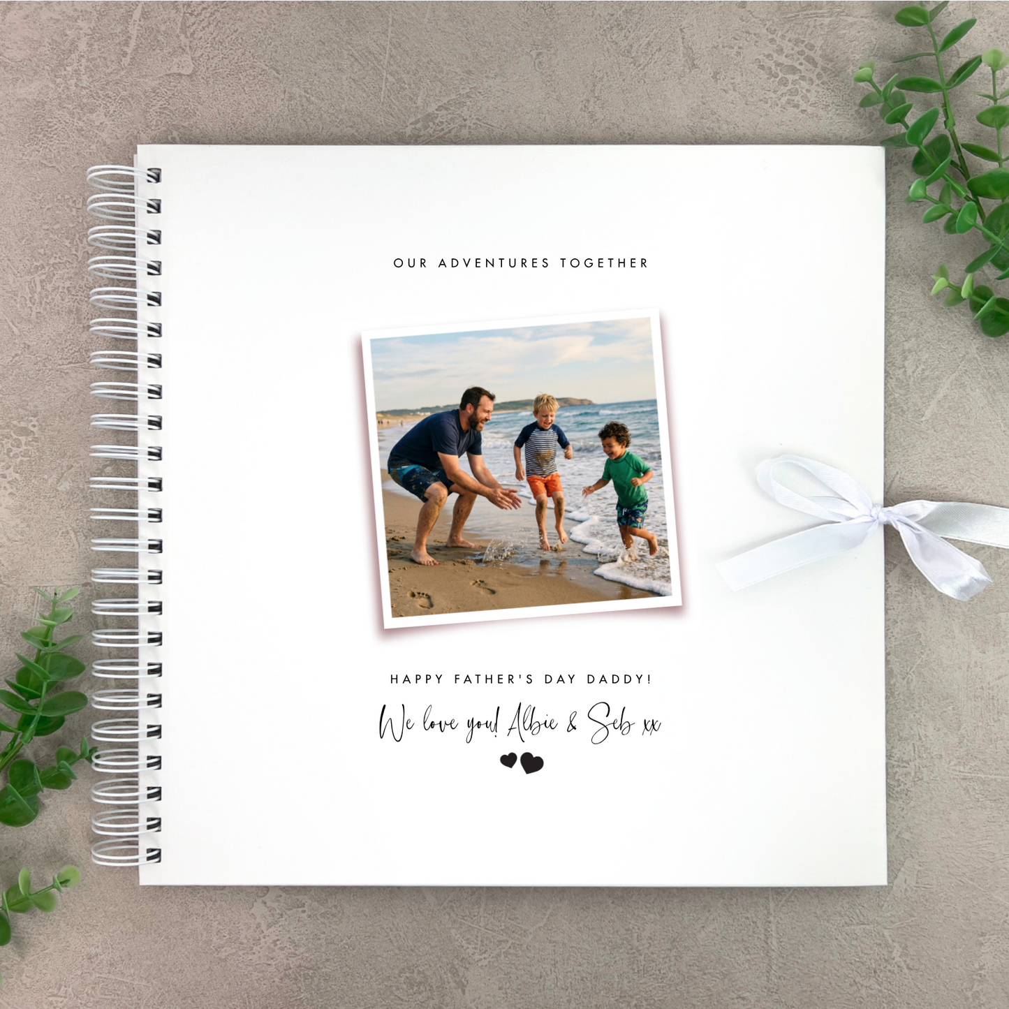 Personalised Any Message Scrapbook Book