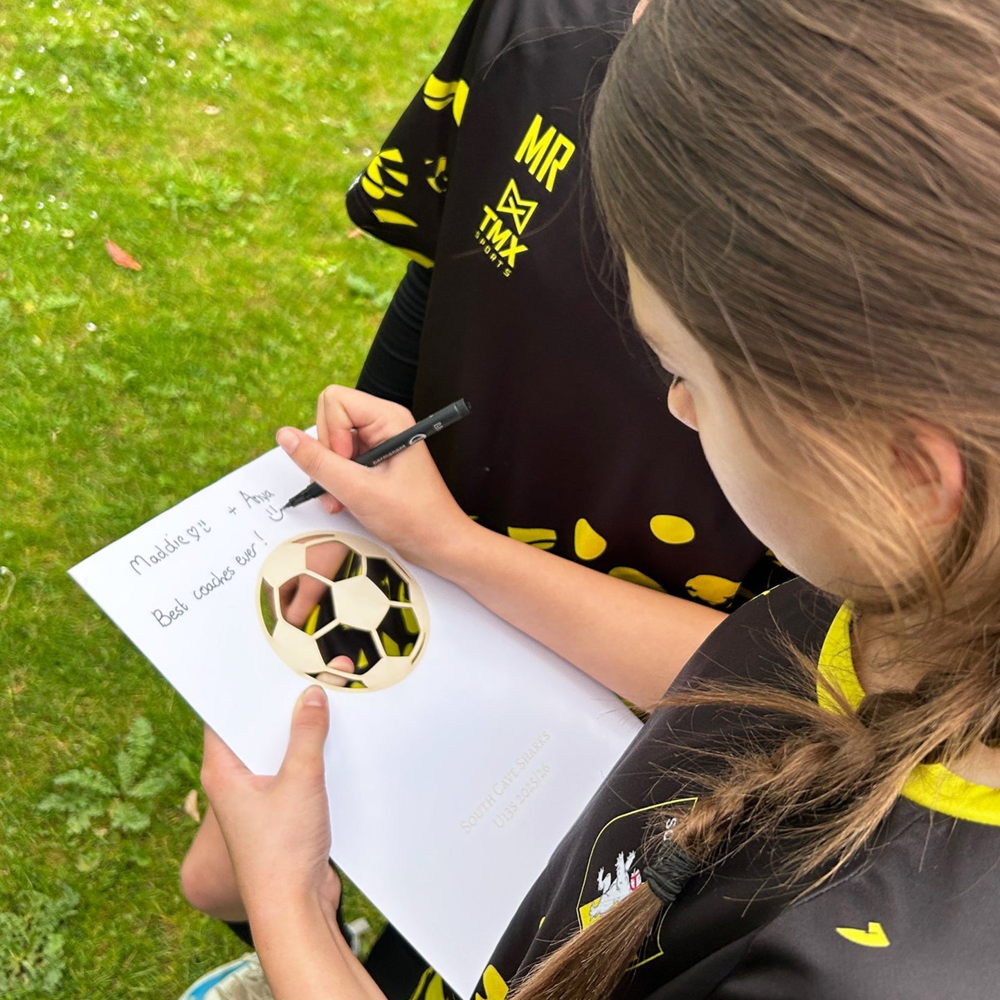 Personalised Sports Signature Board & Pen | End of Season Coach Gift