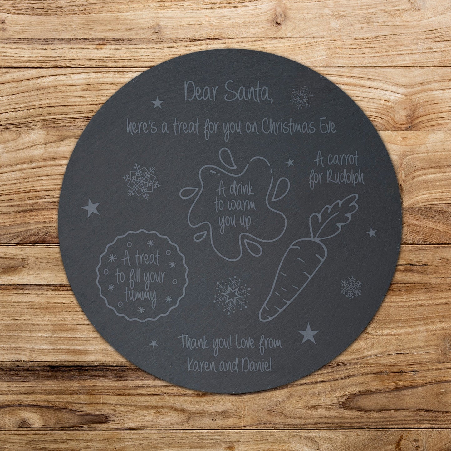 Personalised Christmas Eve Plate For Santa