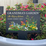 Personalised Little Helpers Welcome Garden Marker
