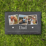 Personalised Photo Memorial Slate Grave Marker 30 x 20cm