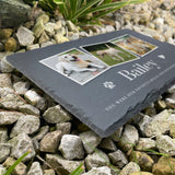 Personalised Pet Photo Slate Grave Marker 30 x 20cm