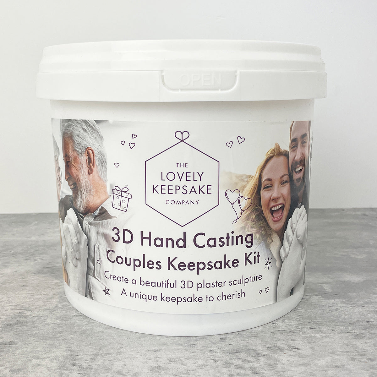 3D Hand Casting Couples Keepsake Kit