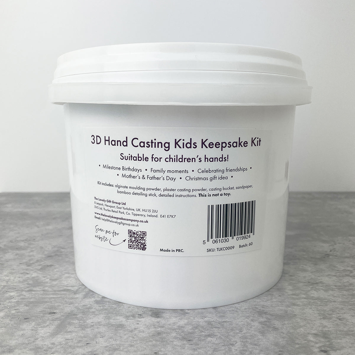 3D Hand Casting Kids Keepsake Kit