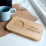 Personalised Tea and Biscuits Board Any Message