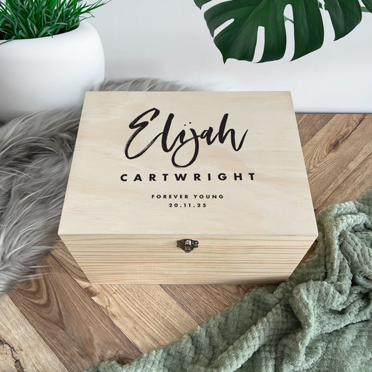 Personalised Modern Any Occasion Memory Box - 5 Sizes