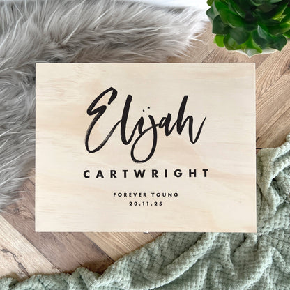 Personalised Modern Any Occasion Memory Box - 5 Sizes