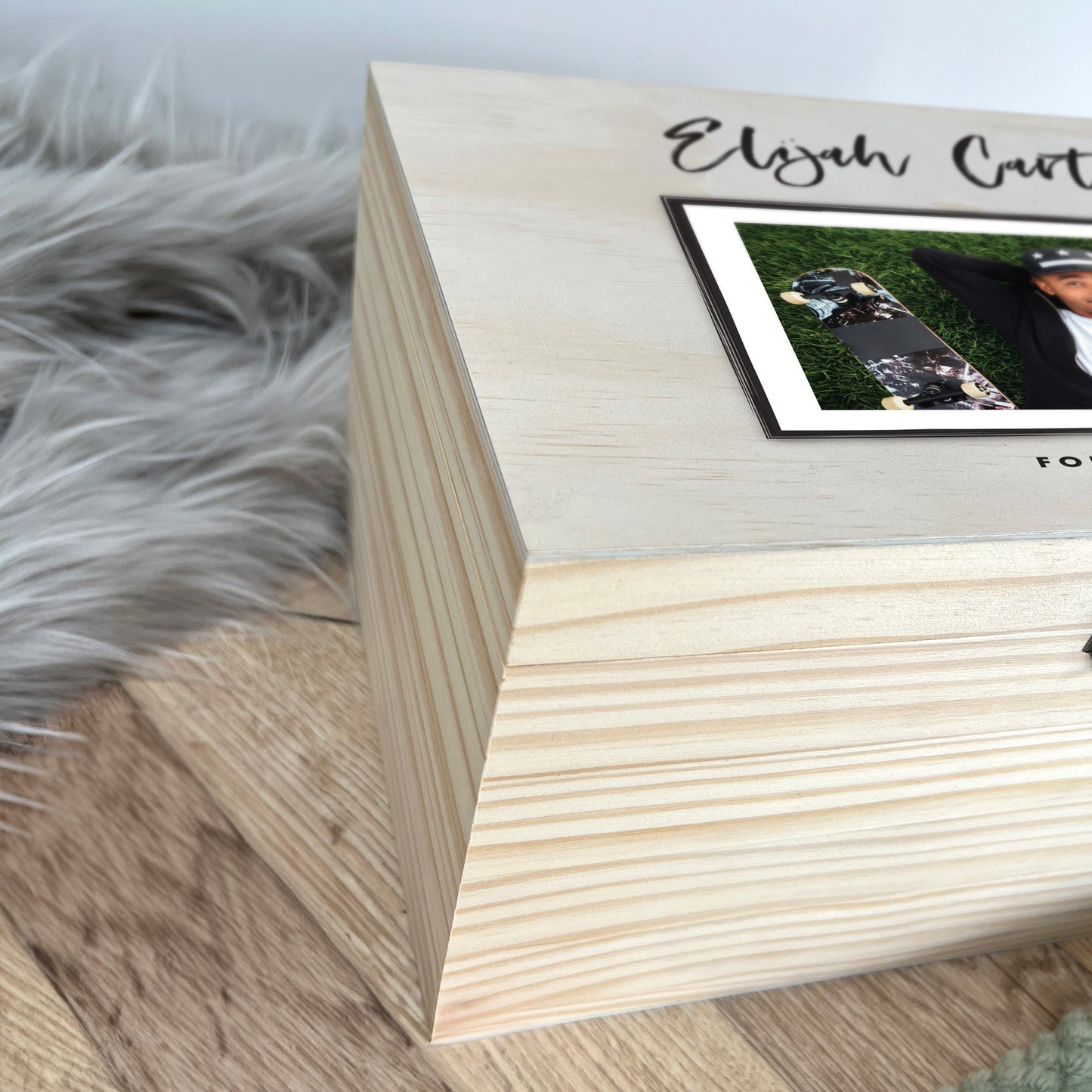 Personalised Modern Any Occasion Landscape Photo Memory Box - 5 Sizes