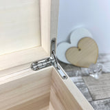 Personalised Heart Map Location White Keepsake Box - 3 Sizes