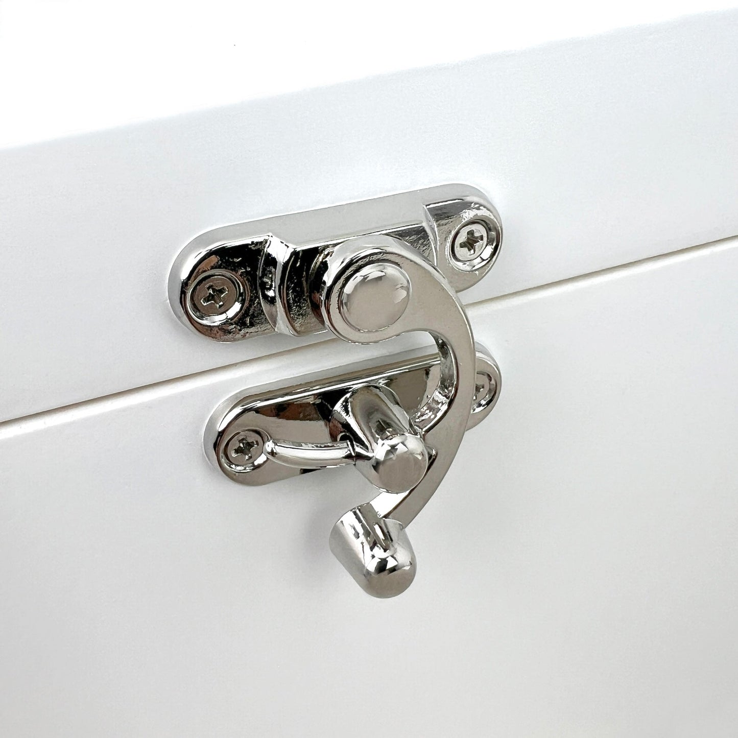 Personalised Rainbow Bridge Pet Photo White Wooden Memorial Keepsake Box - 3 Sizes