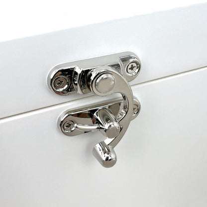 Personalised Rainbow Bridge Pet Photo White Wooden Memorial Keepsake Box - 3 Sizes