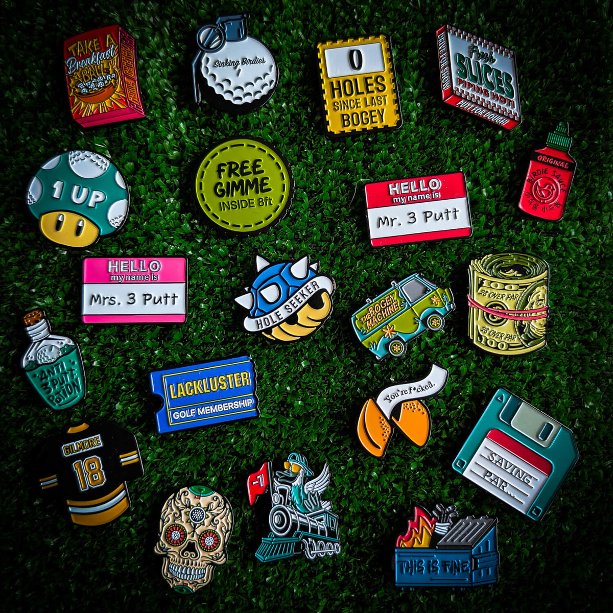 Saving Par Golf Ball Marker