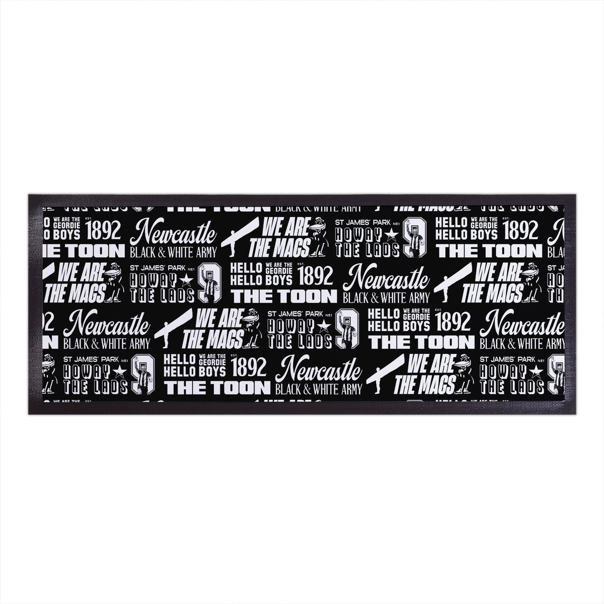 Newcastle - Word Montage - Bar Runner
