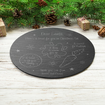 Personalised Christmas Eve Plate For Santa