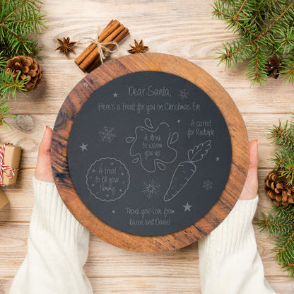Personalised Christmas Eve Plate For Santa