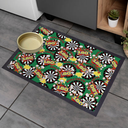 Bullseye Pattern - Darts Door Mat - 60cm x 40cm