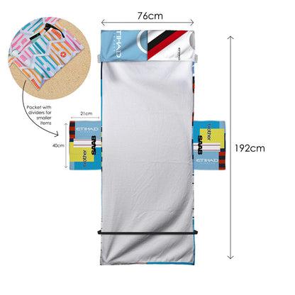 Manchester Blue - Kit Montage - Sunbed Towel