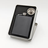 Personalised No.1 Dad Engraved Black Metal Hip Flask 6oz