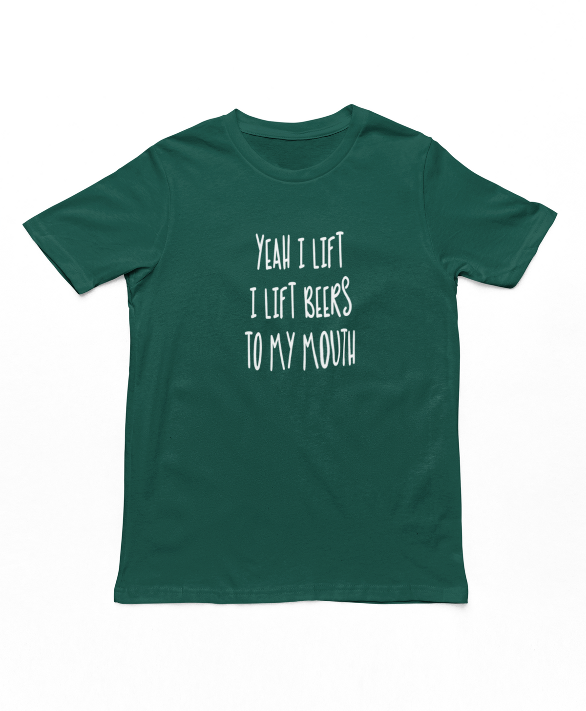 I Lift Beers To My Mouth Adults T-Shirt