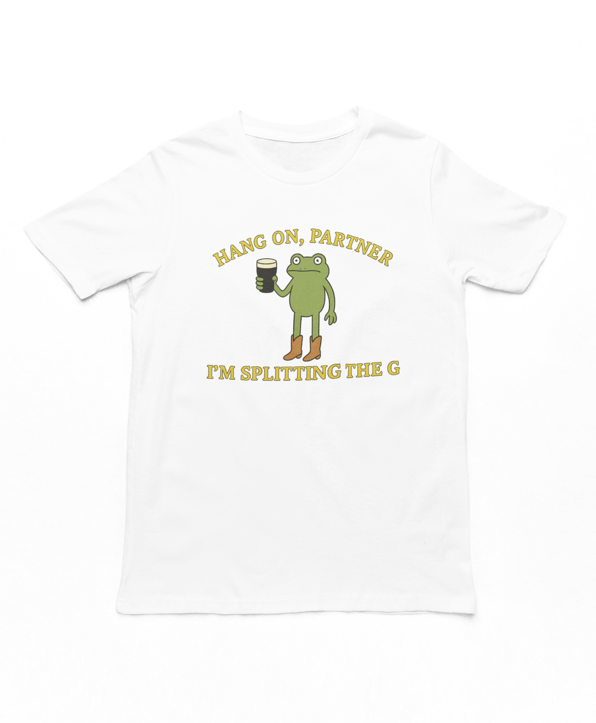 Hang On Partner I'm Splitting The G Adults T-Shirt
