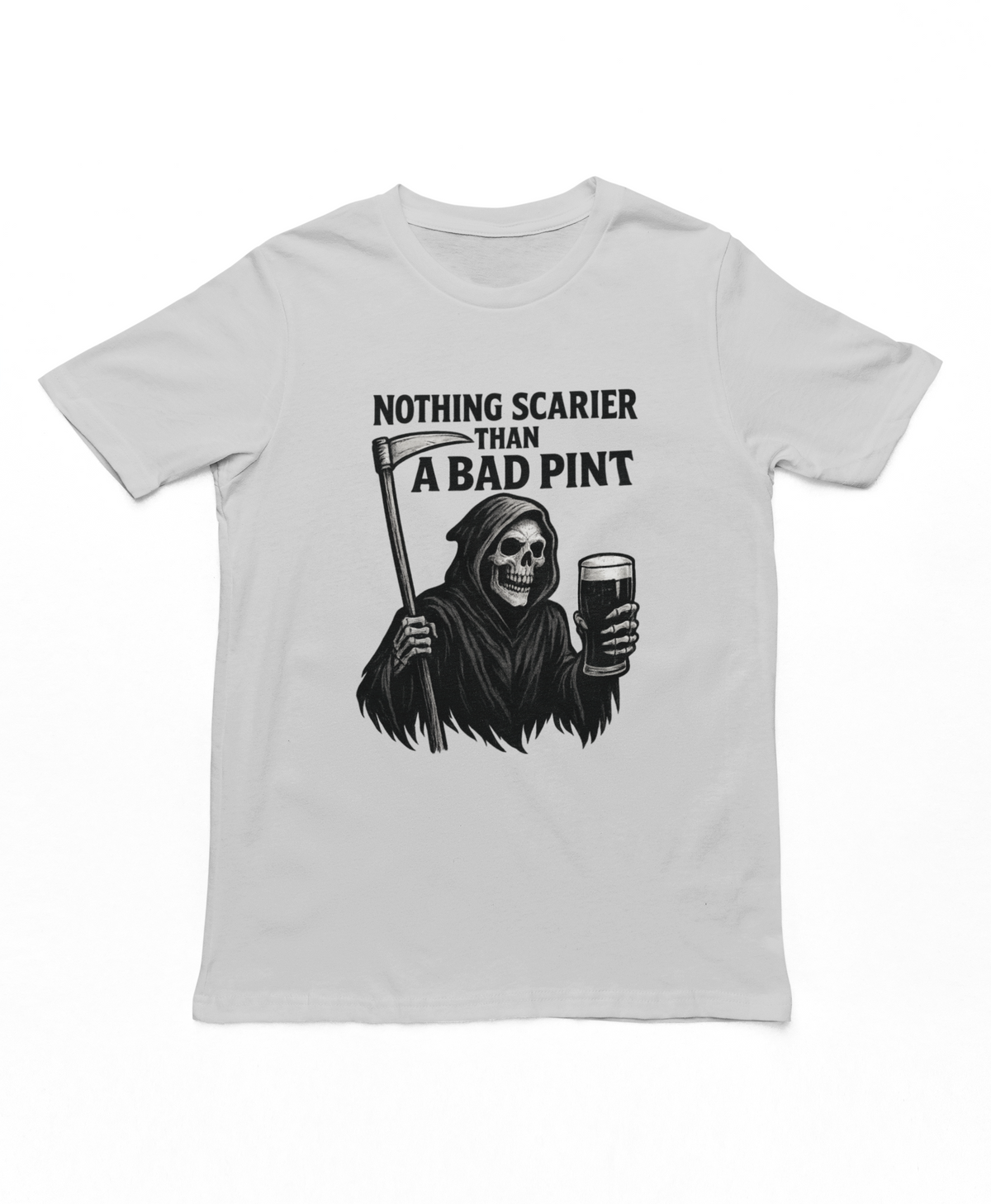 Nothing Scarier Than A Bad Pint Adults T-Shirt