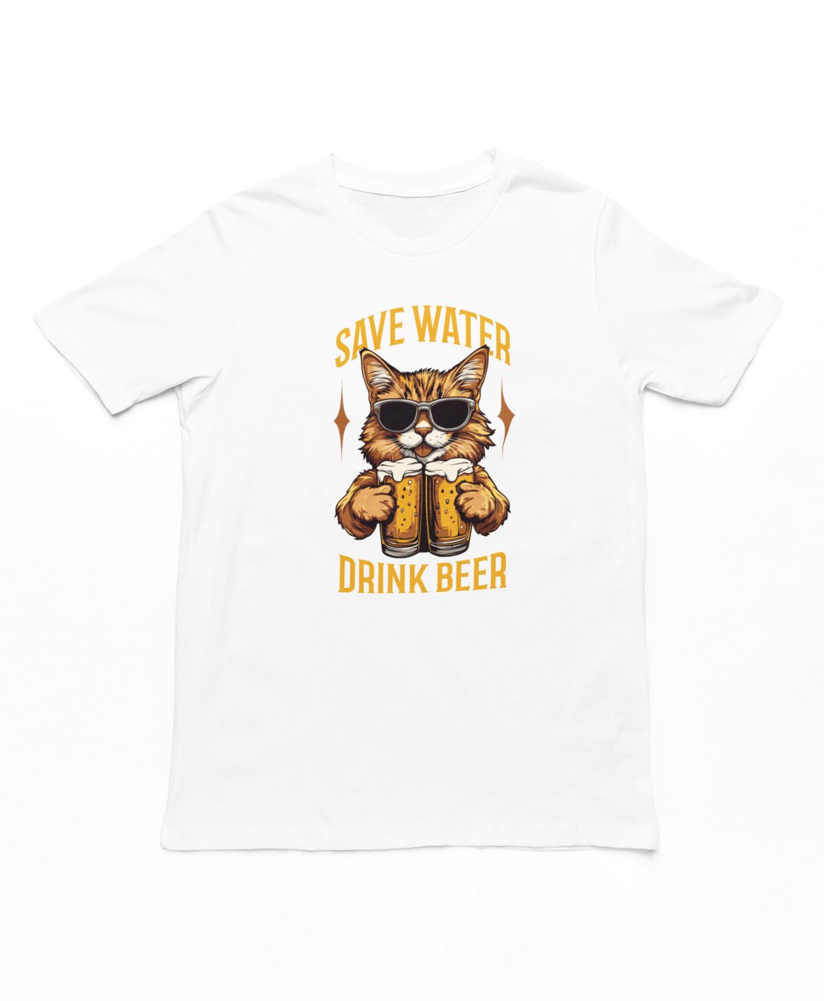 Save Water Drink Beer Adults T-Shirt