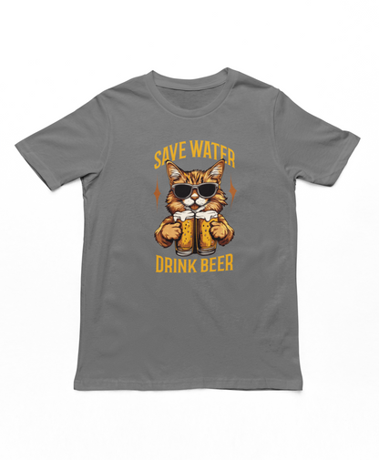 Save Water Drink Beer Adults T-Shirt
