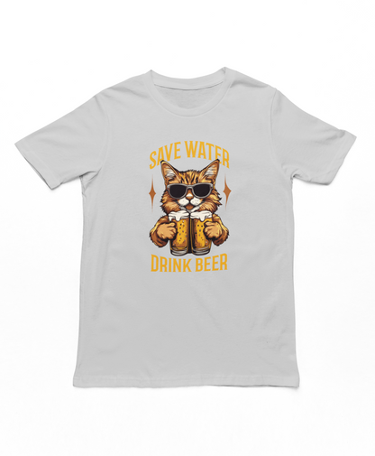 Save Water Drink Beer Adults T-Shirt