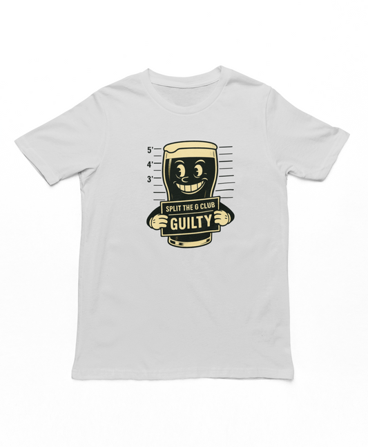 Split The G Club Guilty Adults T-Shirt