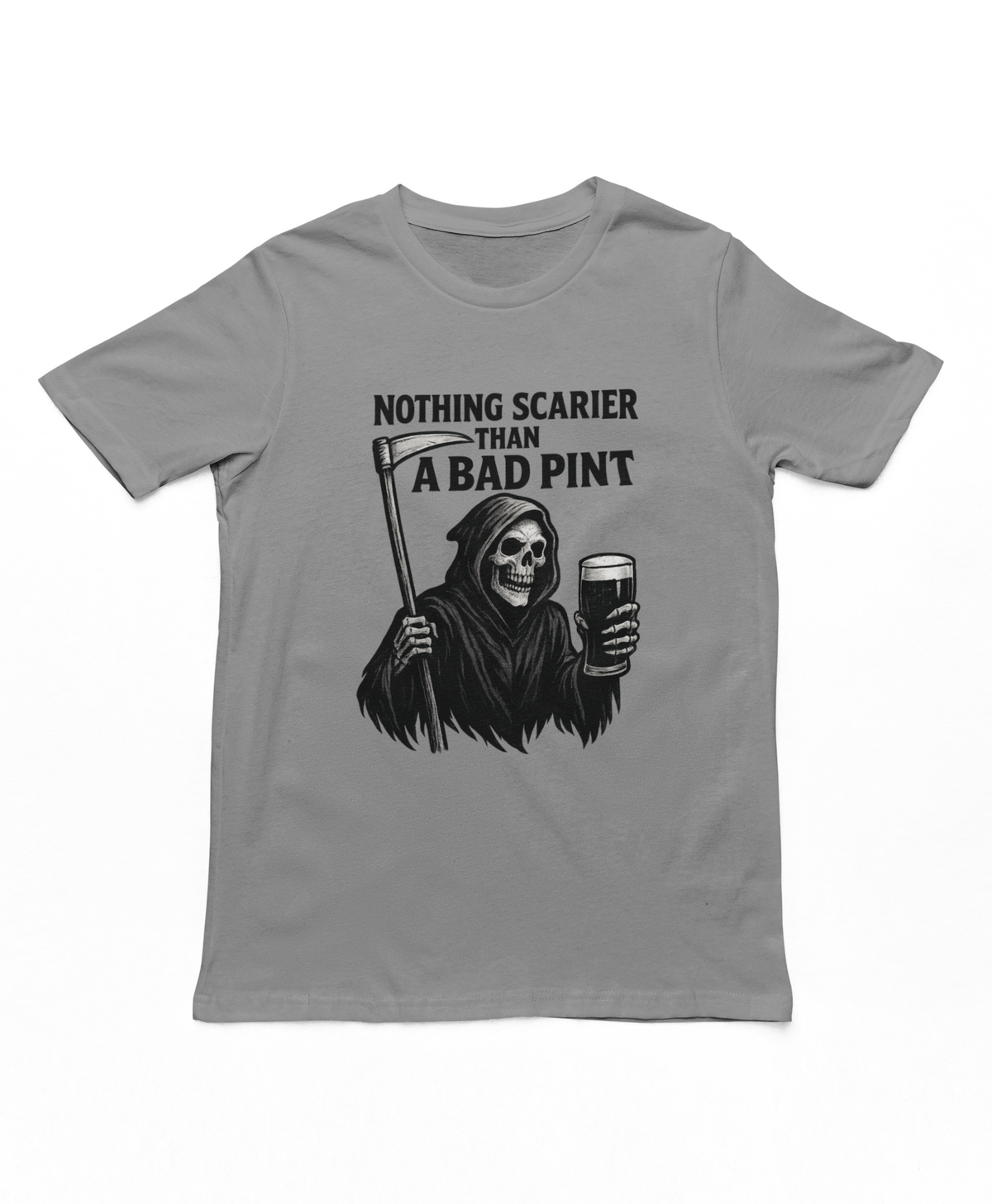 Nothing Scarier Than A Bad Pint Adults T-Shirt