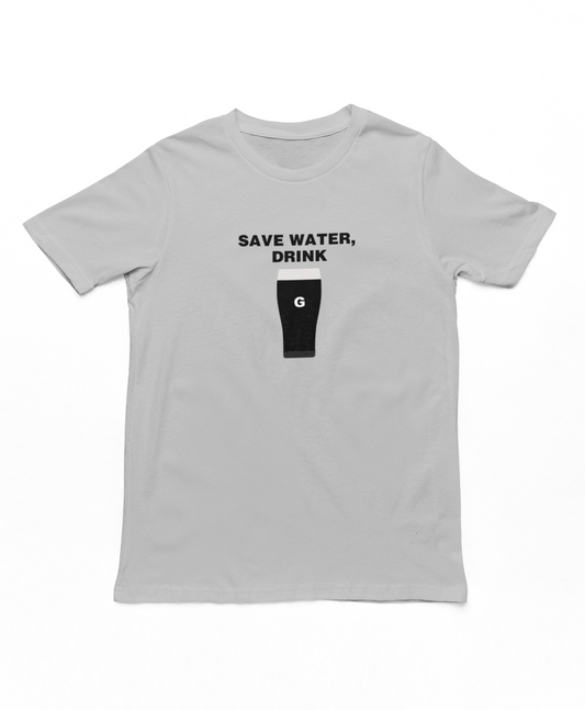 Save Water Drink Stout Adults T-Shirt
