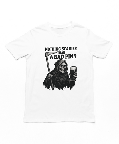 Nothing Scarier Than A Bad Pint Adults T-Shirt