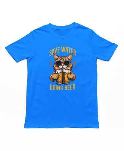 Save Water Drink Beer Adults T-Shirt