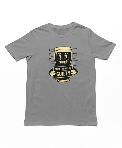 Split The G Club Guilty Adults T-Shirt