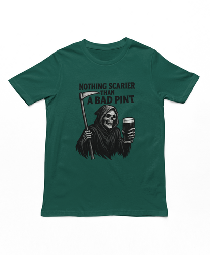 Nothing Scarier Than A Bad Pint Adults T-Shirt
