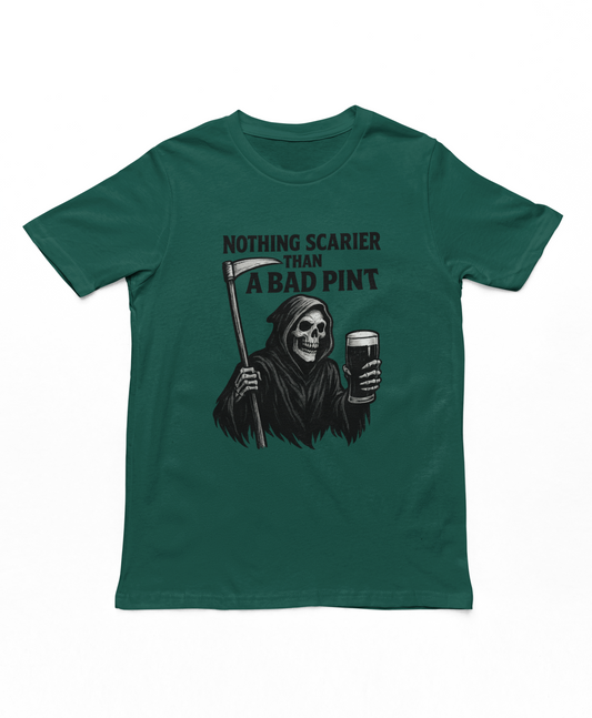 Nothing Scarier Than A Bad Pint Adults T-Shirt