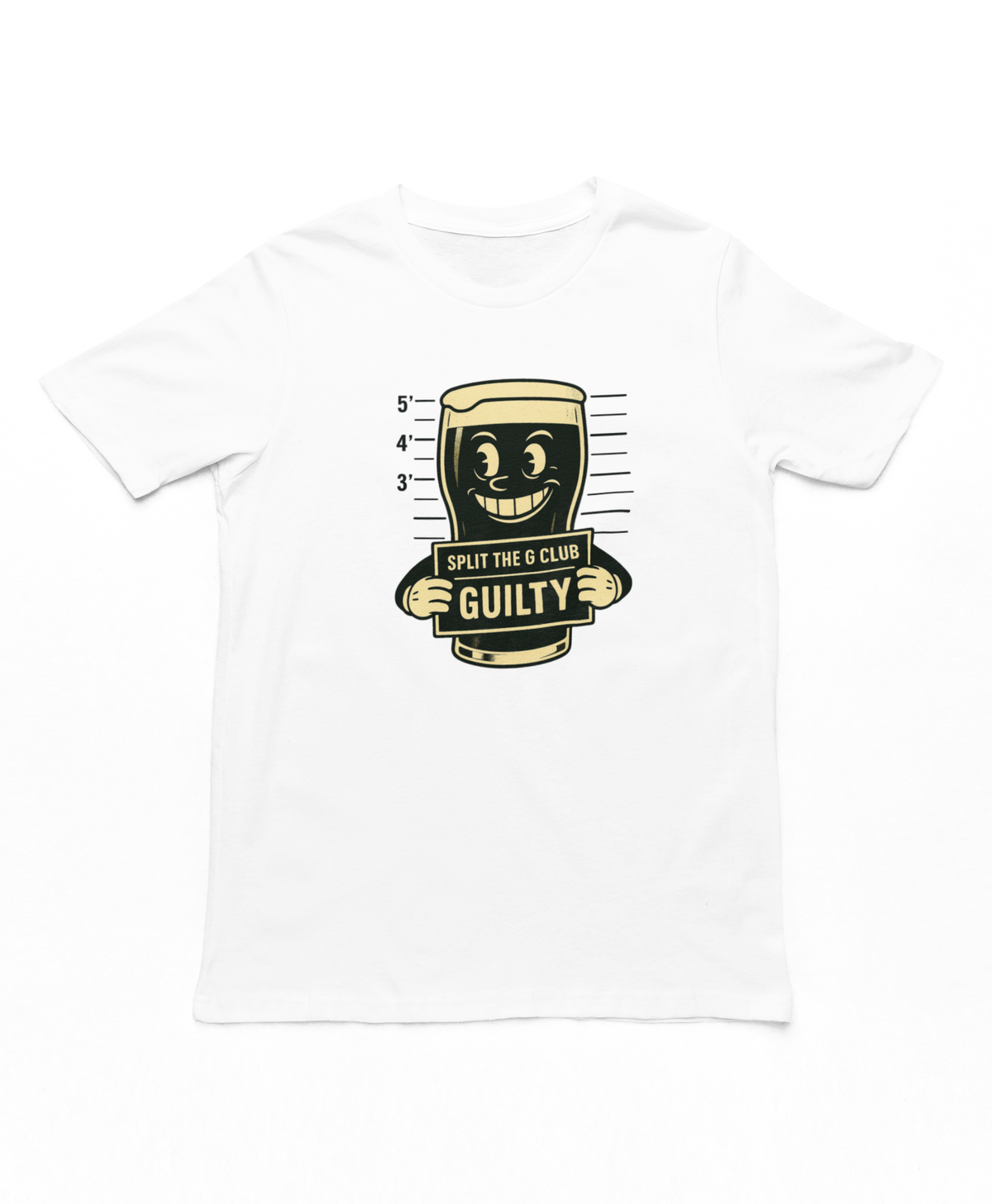Split The G Club Guilty Adults T-Shirt
