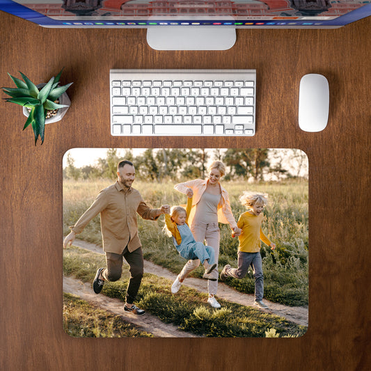 Personalised Large Photo Mouse Mat 30 x 39cm
