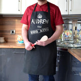 Personalised BBQ King apron 