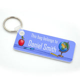 Personalised Back to School Name Badge Multiple Colours Available Keyrings Always Personal 