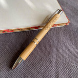 Personalised Bamboo Pen Engraved Flower Icon Pen Always Personal 