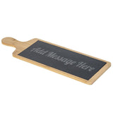 Personalised Bamboo and Slate Cheese Board Message Chopping Board Always Personal 