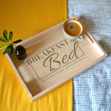 Personalised Breakfast Tray Wooden Breakfast in Bed Engraved Design tray Always Personal 
