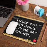 Personalised Chalkboard Thank You Teacher Mouse Mat Mousemat Always Personal 