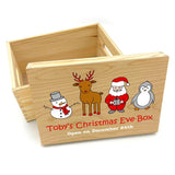Personalised Christmas Eve Box Santa Snowman Penguin Reindeer