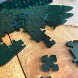 Impossible Jigsaw Puzzle Christmas Edition - Transparent Green Acrylic Jigsaw Always Personal 
